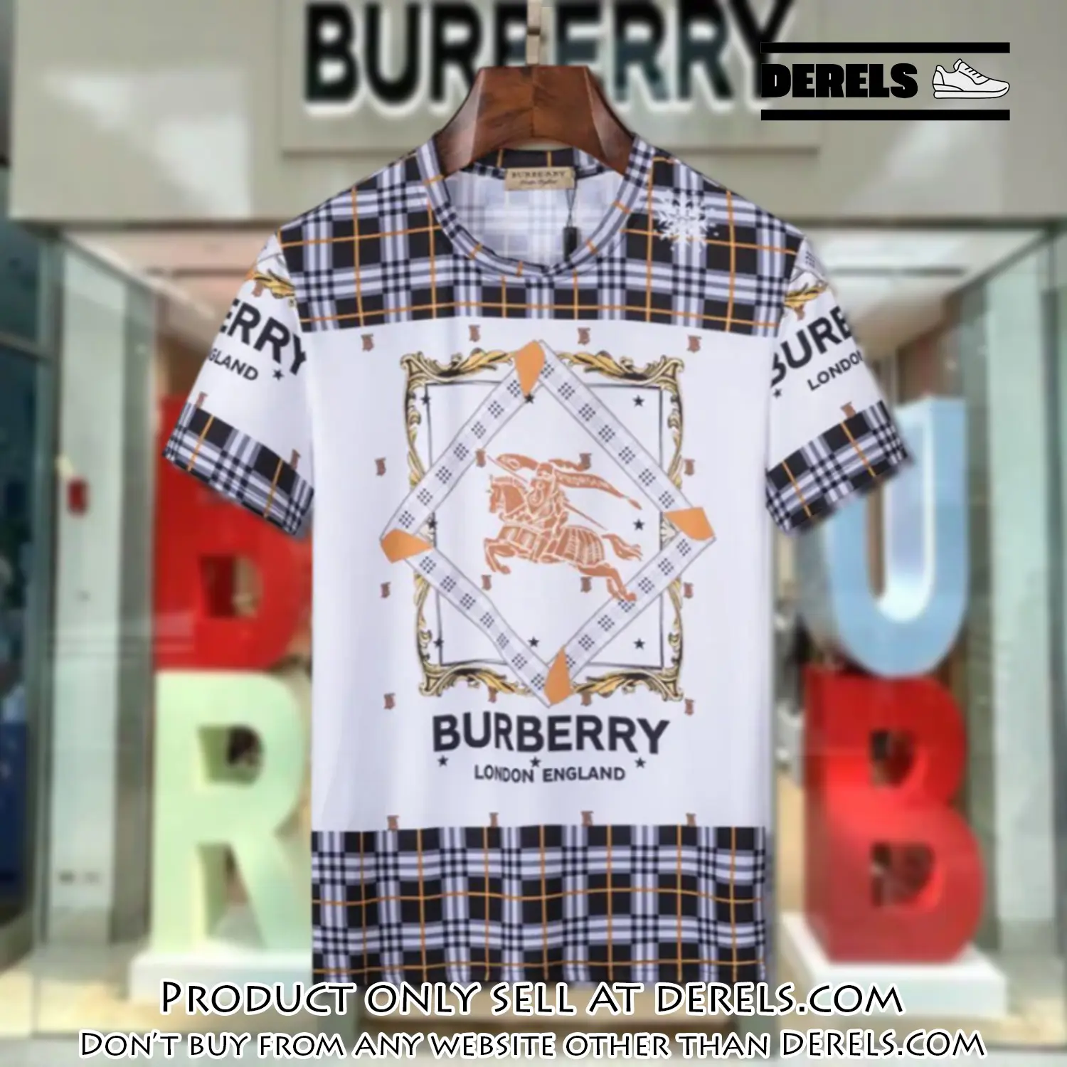 Burberry london england luxury brand tshirt outfit for men women dr2332082